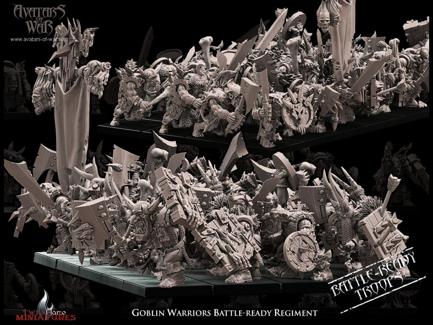 Goblin Warriors Battle-Ready Regiment