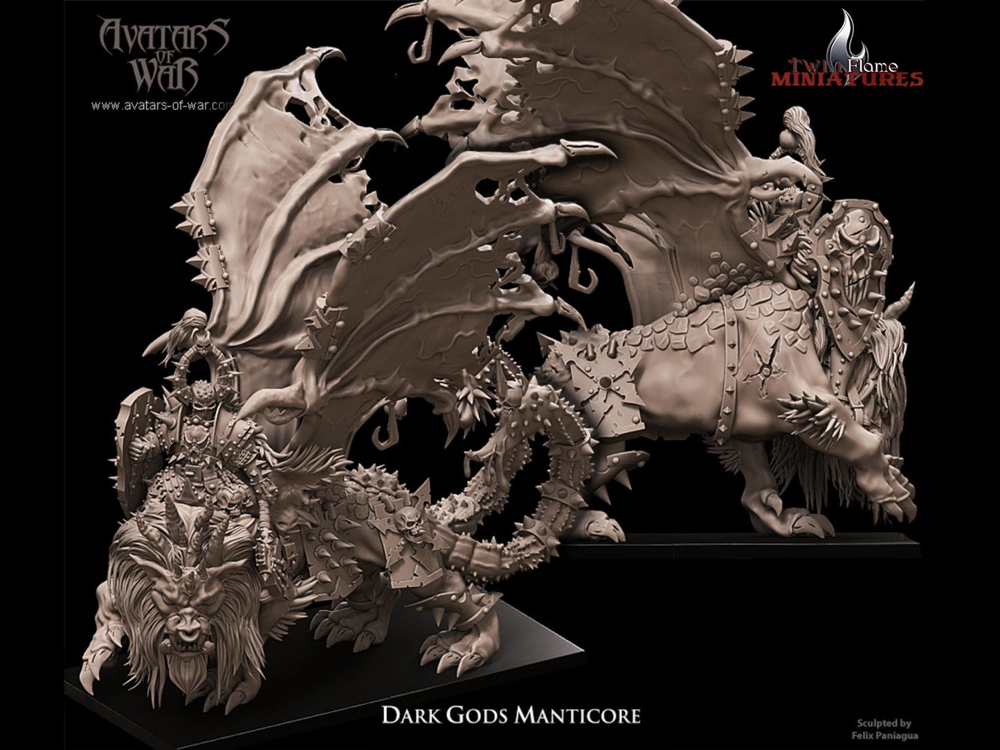 Lord of Wrath on Manticore | Chaos Warlord Commander