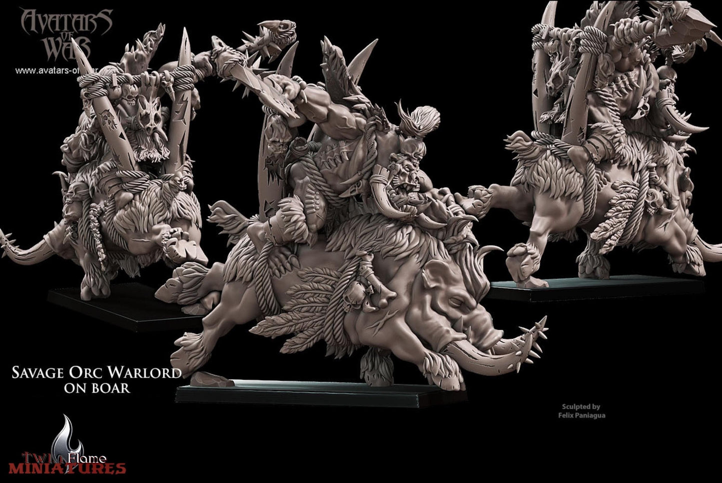 Savage Orc Warlord on Boar | Mounted Hero Commander