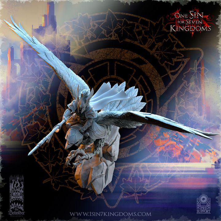 High Elf, Glorinder On King Eagle