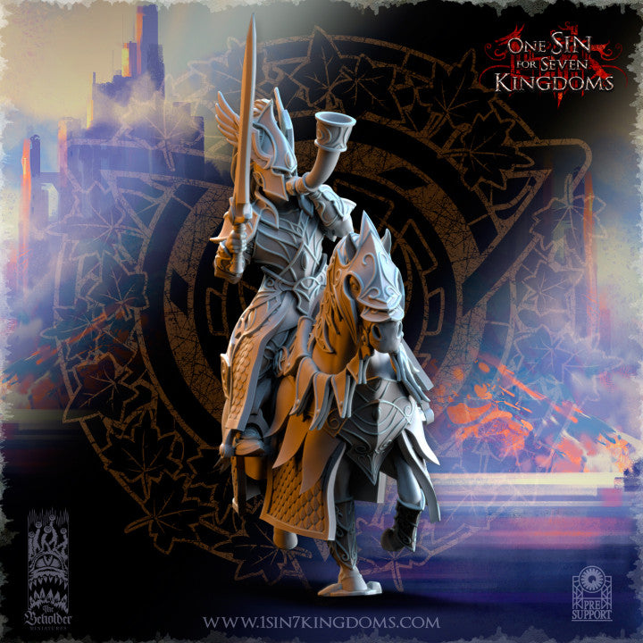 Silvermoor Elves Knights Of Ashur Command Group