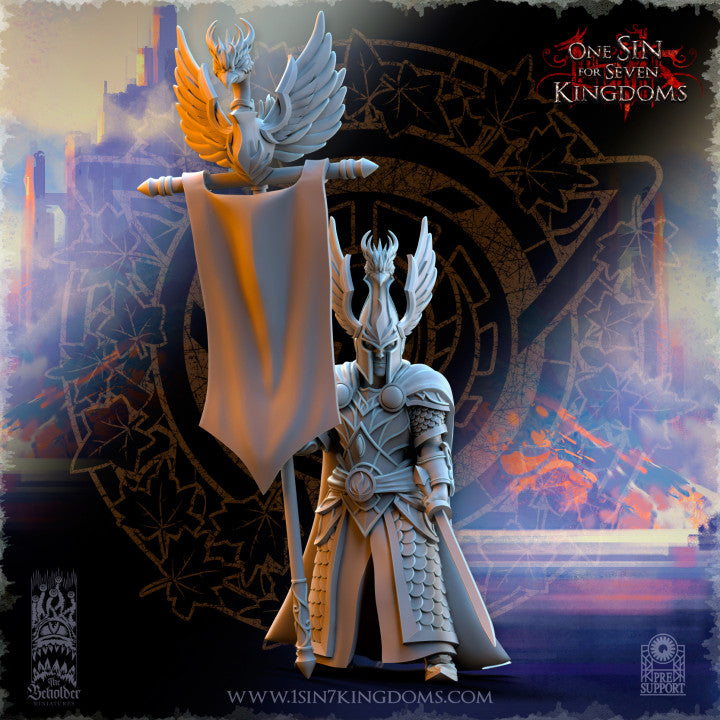 Silvermoor Elves Searing Bird Guardians Command Group
