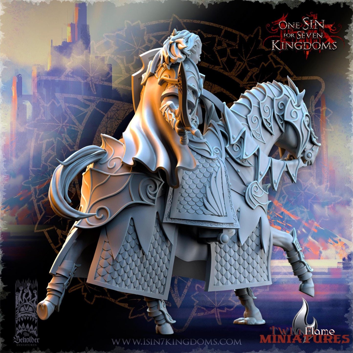 High Elf Commander on War Horse