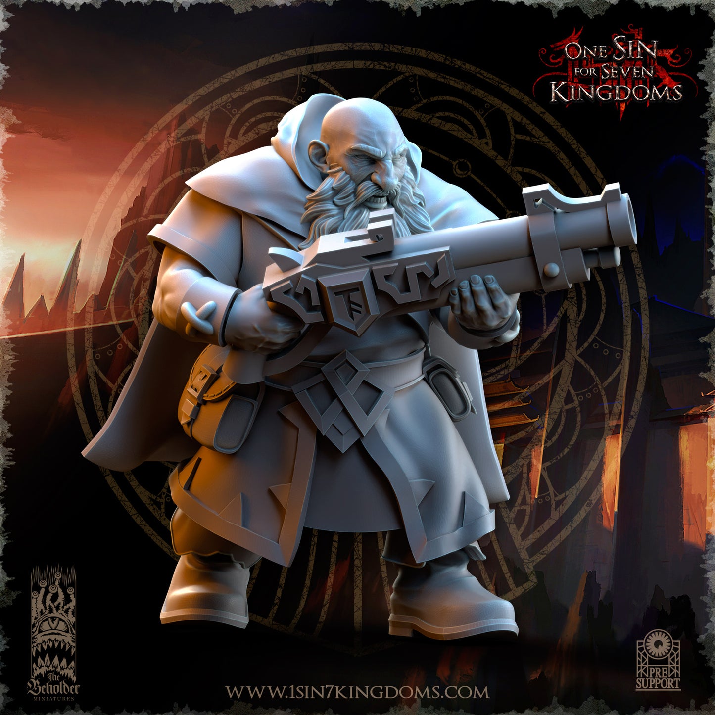 5 Dwarven Kingdoms Shaprshooters with Blunberbuss