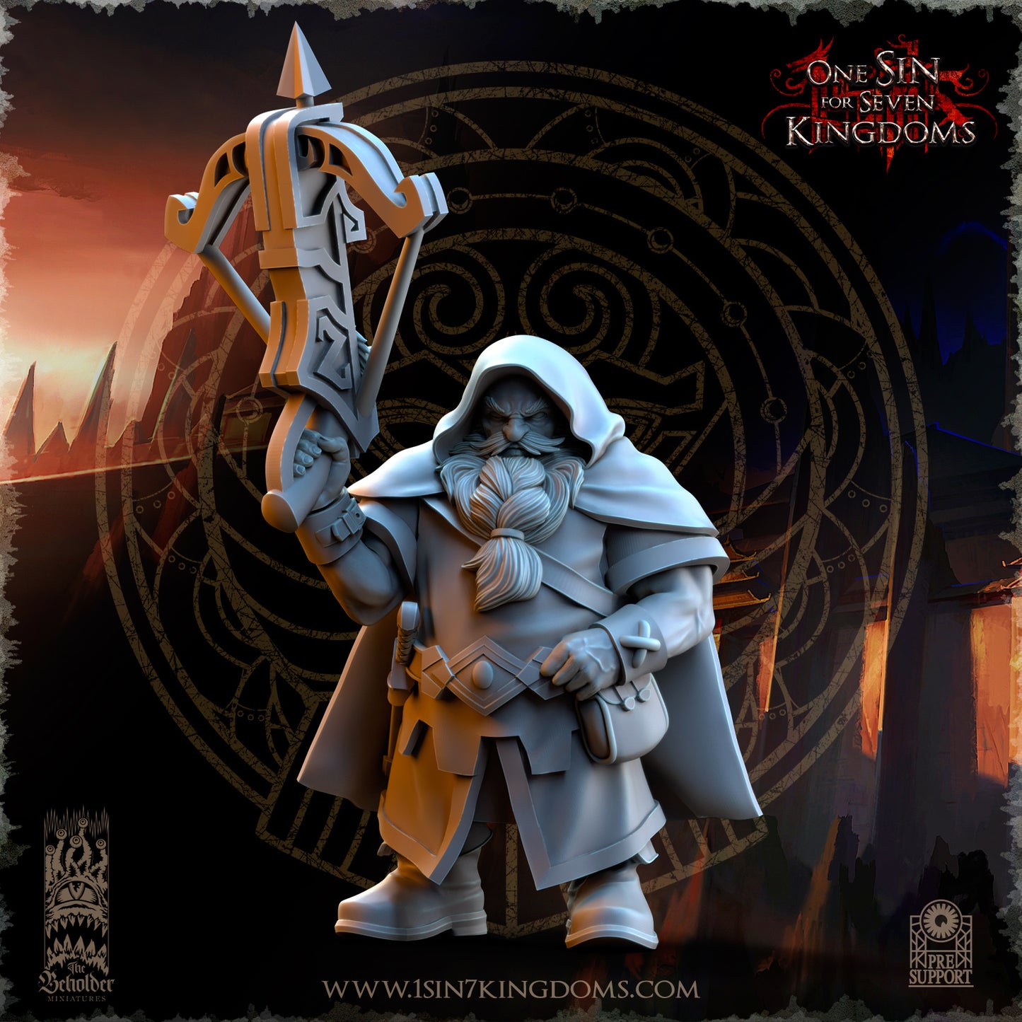 5 Dwarven Kingdoms Warriors with Crossbow