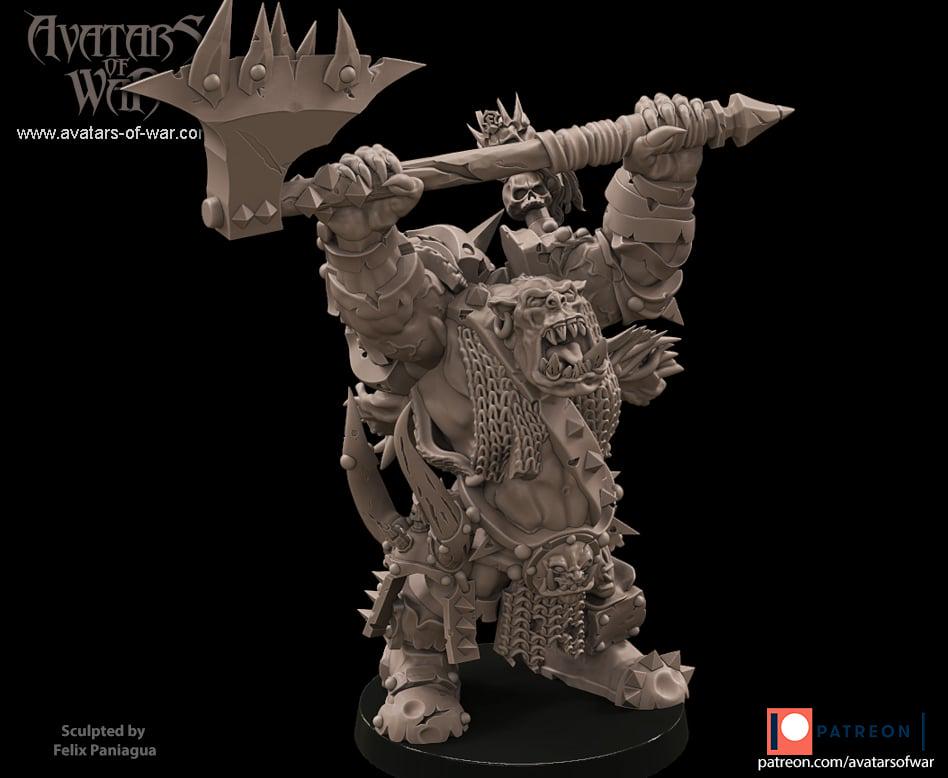 Orc Warboss with Great Axe