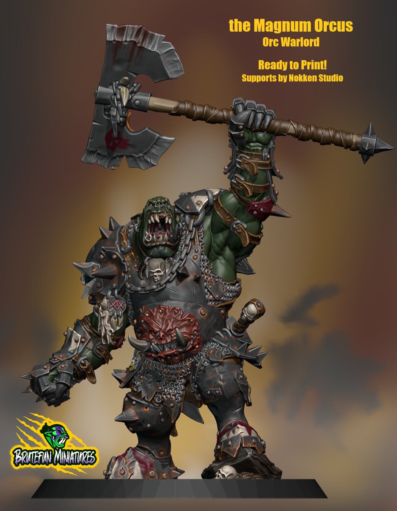 The Magnum Orcus Orc Warlord