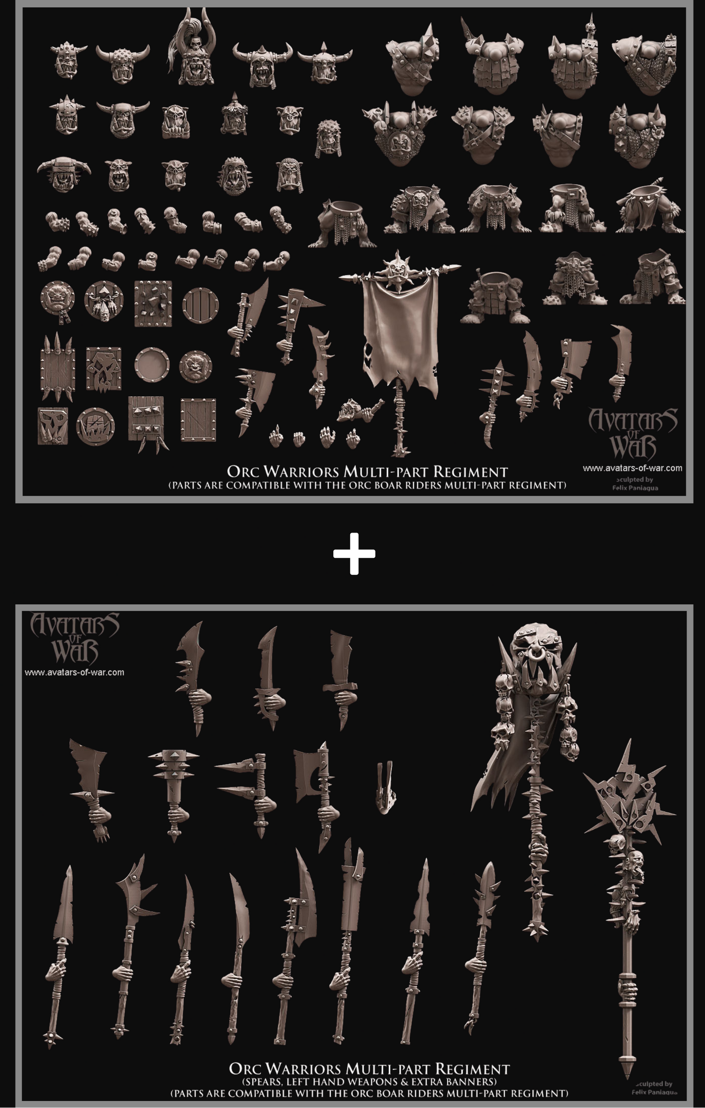 Orc Warriors Multi-Part Regiment
