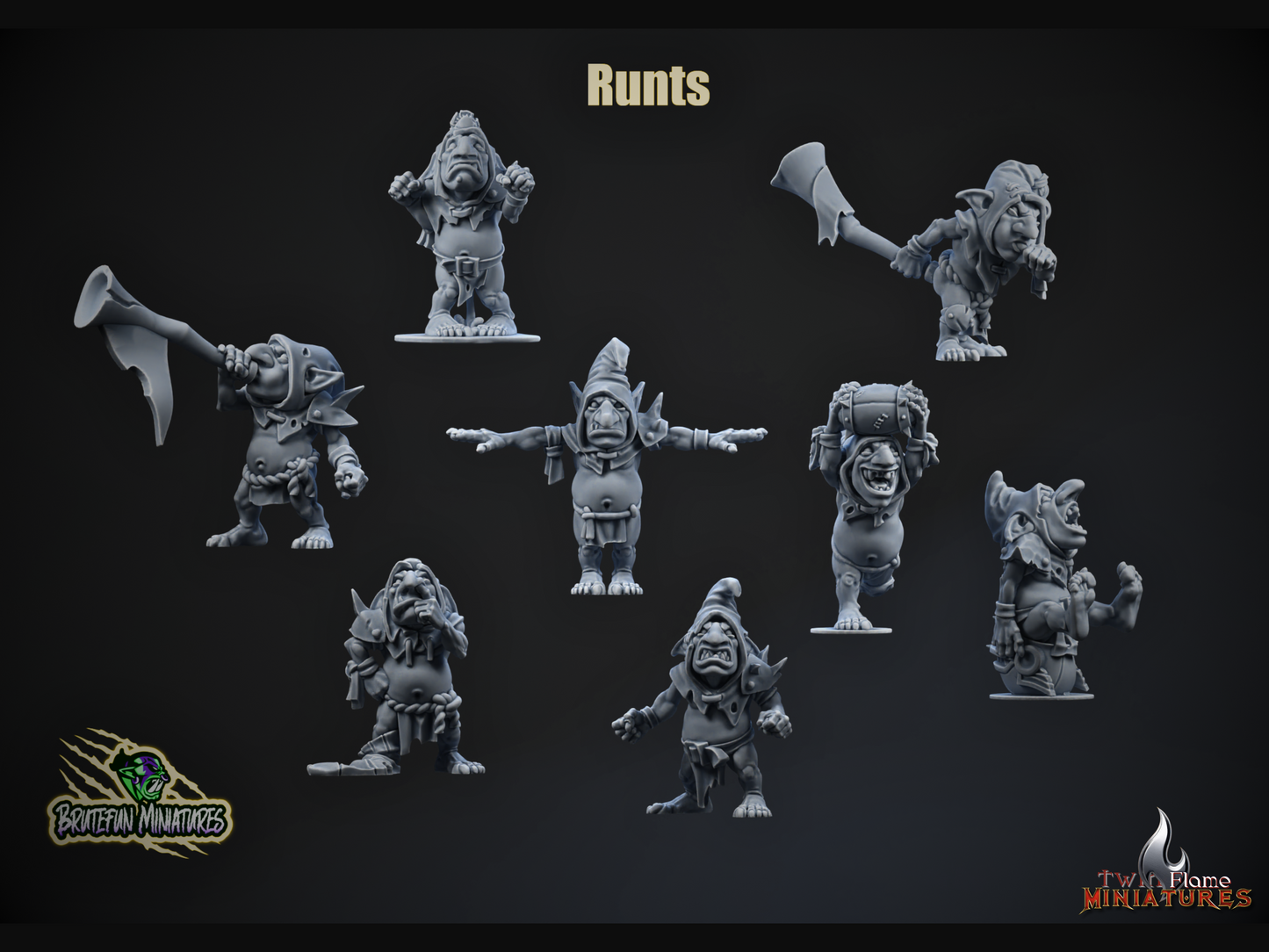 Snottingham Skwurtz Goblin Runts COMPLETE Team