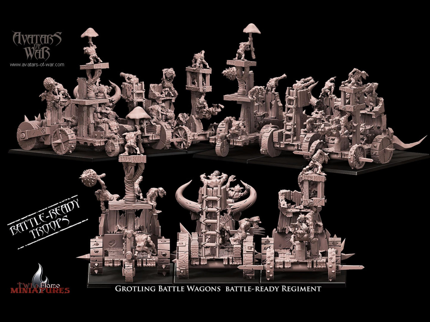 Grotling Battle Wagon | Artillery & War Machine Regiment