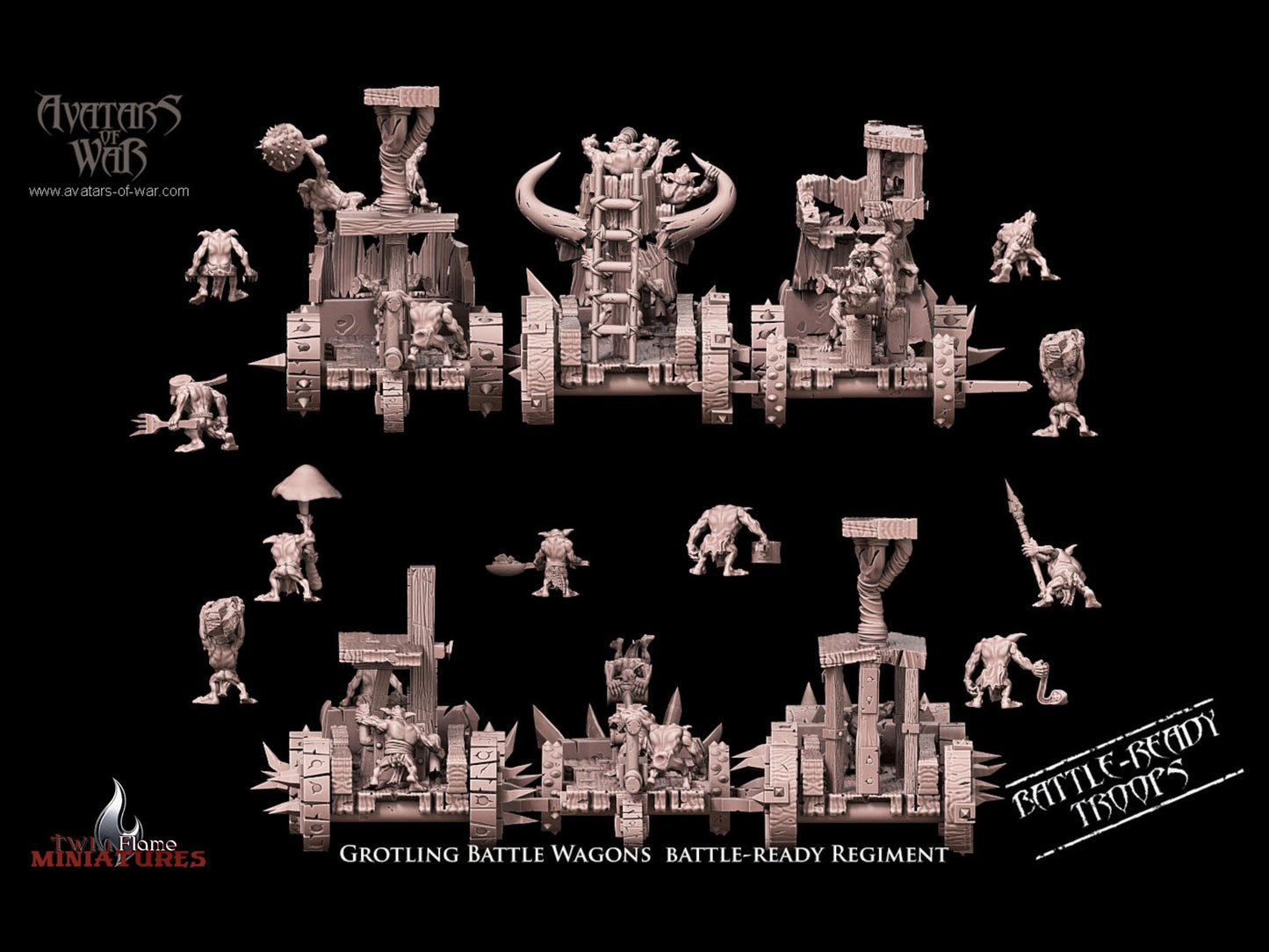 Grotling Battle Wagon | Artillery & War Machine Regiment