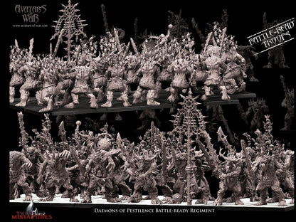 20 Daemons of Pestilence Battle-Ready Regiment