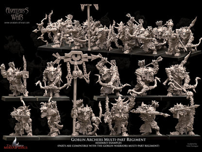 Multi-Part Goblin Archers Regiment