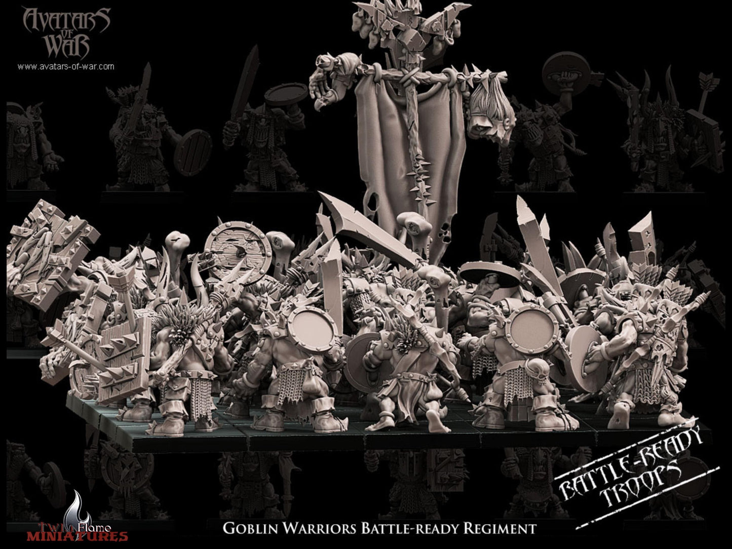 Goblin Warriors Battle-Ready Regiment