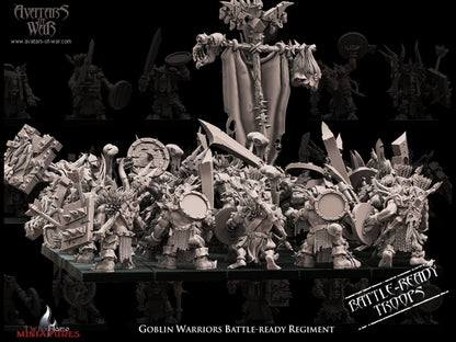 Goblin Warriors Battle-Ready Regiment