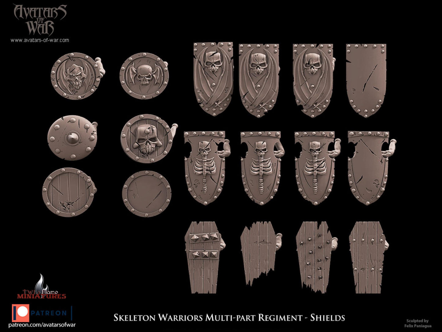 Undead Skeleton Warriors Multi-Part Regiment