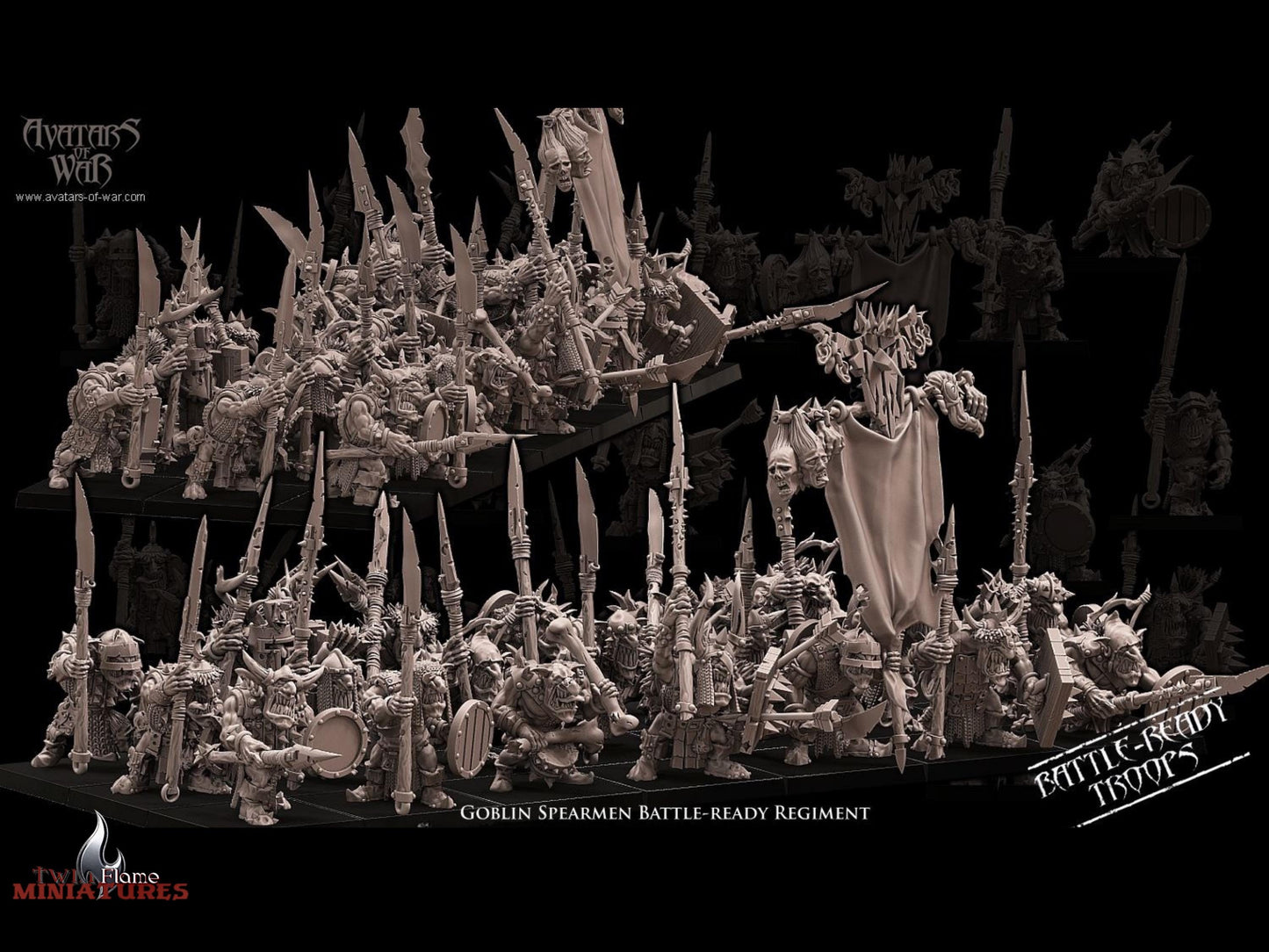 Goblin Warriors Battle-Ready Regiment