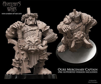 Ogre Mercenary Captain | Monstrous Infantry Leader