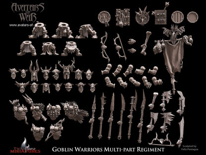 Goblin Warriors Multi-Part Regiment