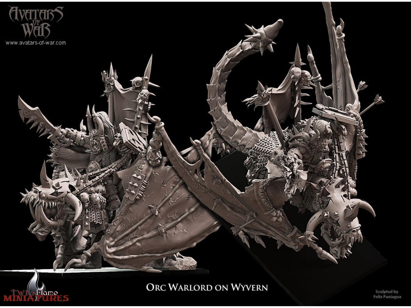Orc Warlord on Wyvern