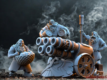 Dwarven Artillery | Volcano Battery with Crew