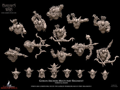 Multi-Part Goblin Archers Regiment
