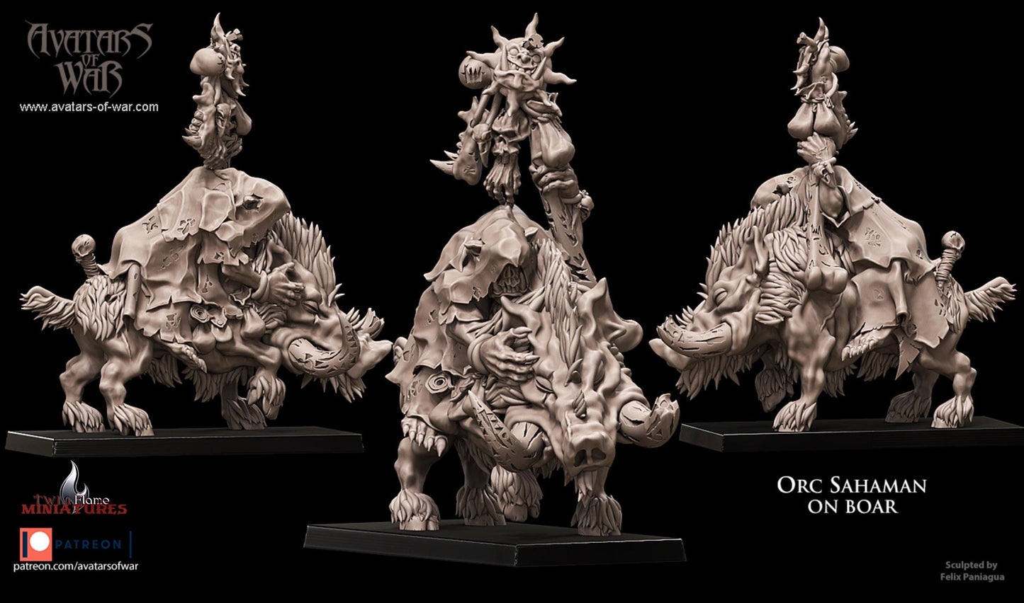 Orc Shaman on Boar