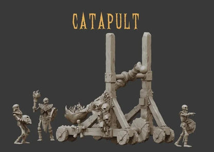 Undead Skeleton Catapult Siege Weapon Multi-part Kit