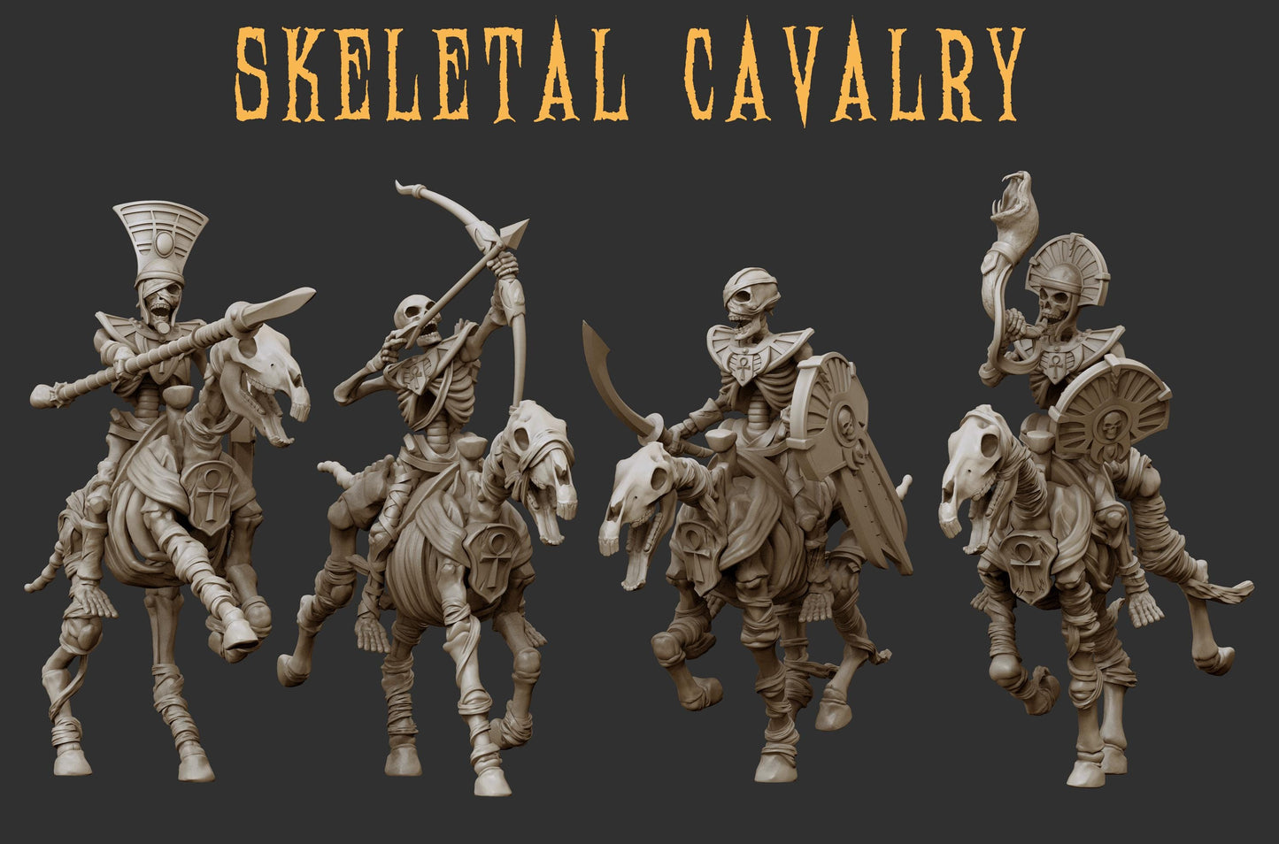 Multipart Skeleton Cavalry