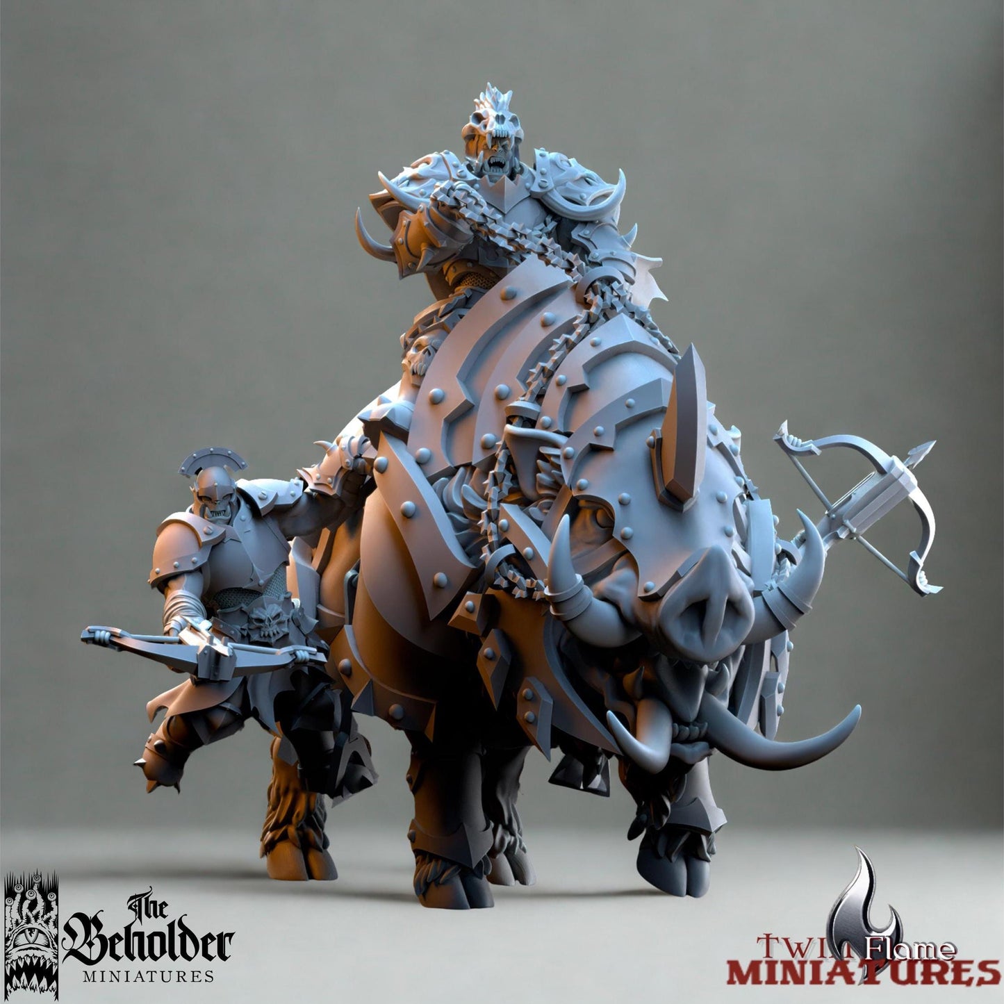 Orc War-Leader on Armoured Boar | Mounted Hero Commander