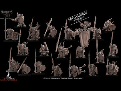 Goblin Warriors Battle-Ready Regiment
