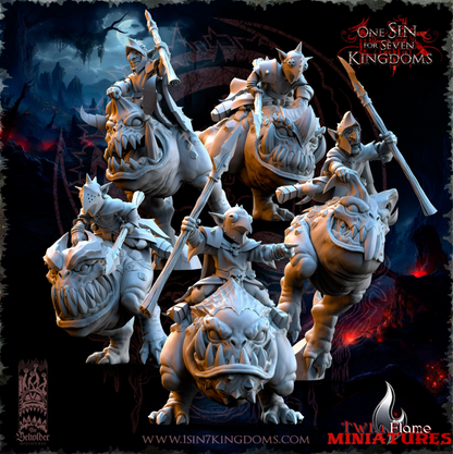 Goblin Kavehorror Knights with Spears