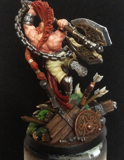 Ron's Slayer Dwarf -Back View (Non-Gore Variant)