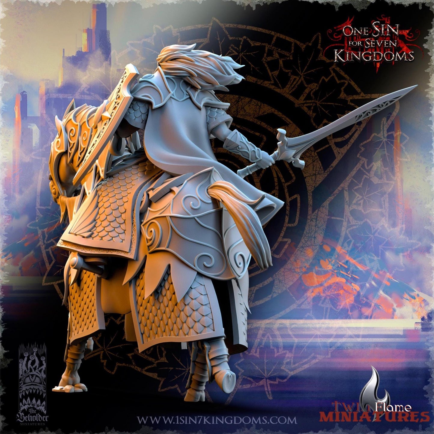 High Elf Commander on War Horse