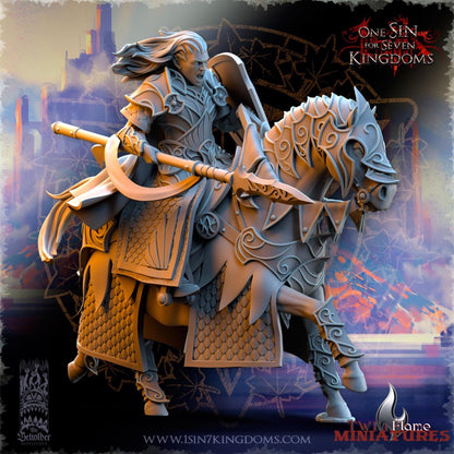 High Elf Commander on War Horse