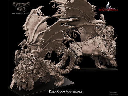 Lord of Wrath on Manticore | Chaos Warlord Commander
