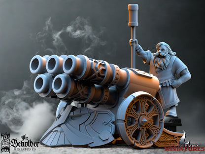 Dwarven Artillery | Volcano Battery with Crew