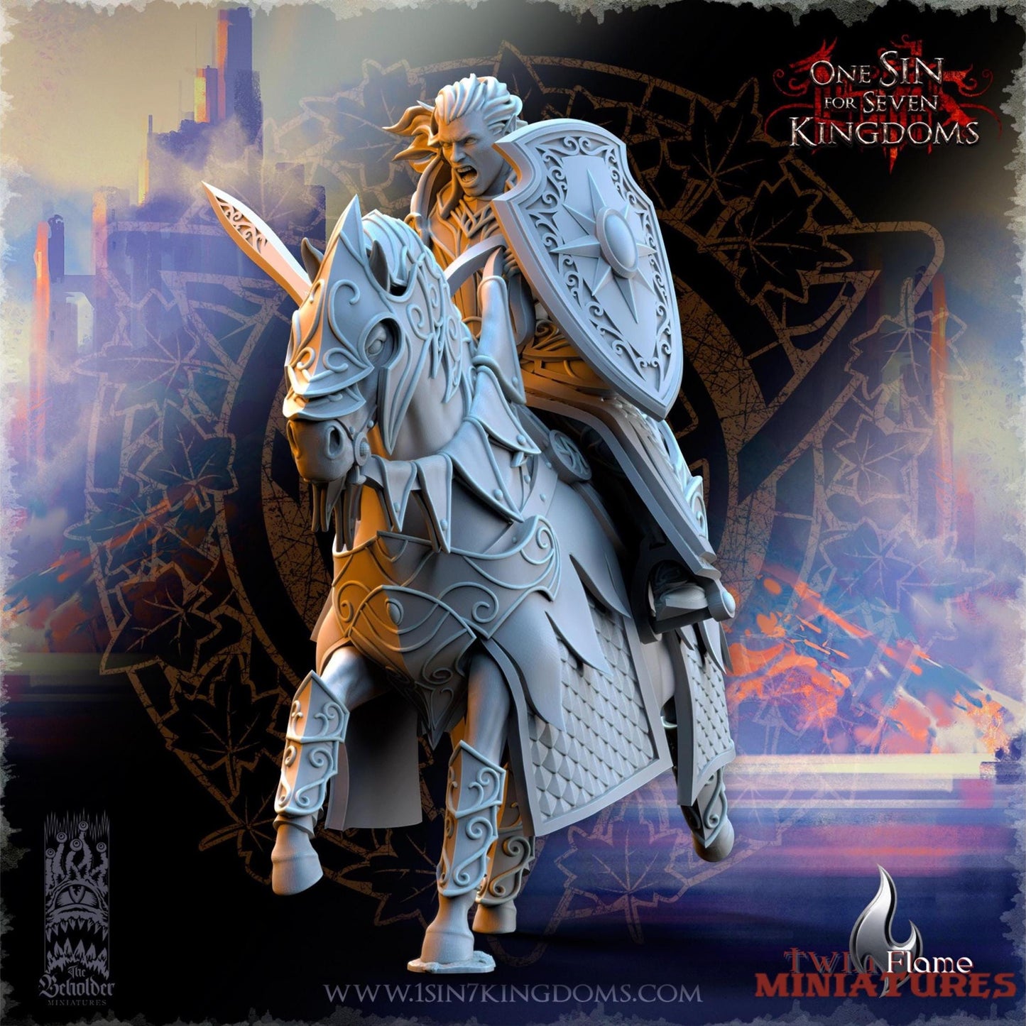 High Elf Commander on War Horse