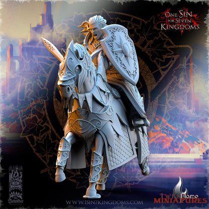 High Elf Commander on War Horse