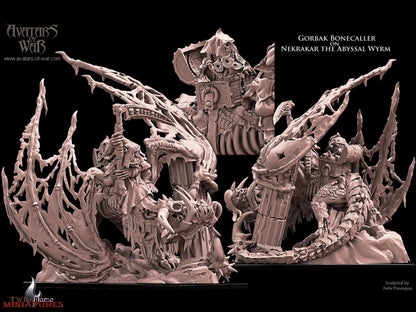 Undead Orc Necromancer on Abyssal Wyrm