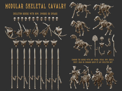 Multipart Skeleton Cavalry