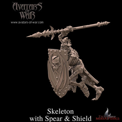 Skeleton Heroes & Sorcerers Battle-Ready Miniatures