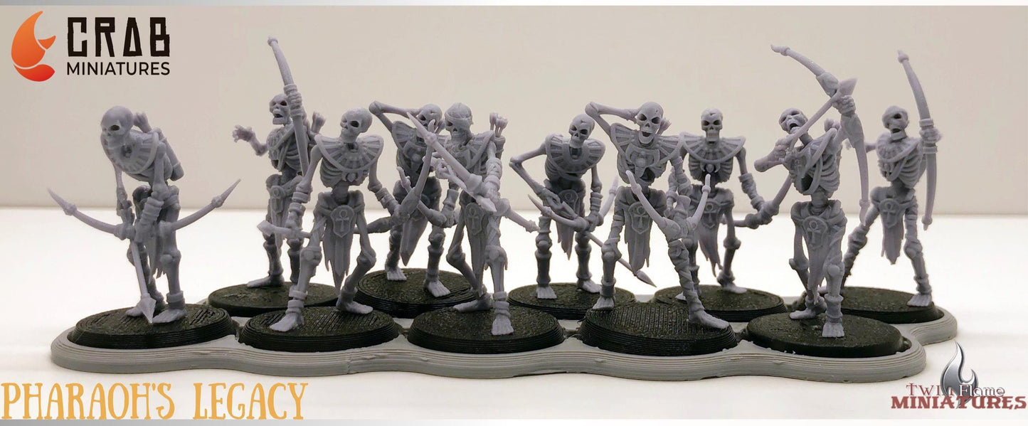 Undead Skeleton Archers | Battle-Ready & Multi-Part Bowmen with Modular Poses
