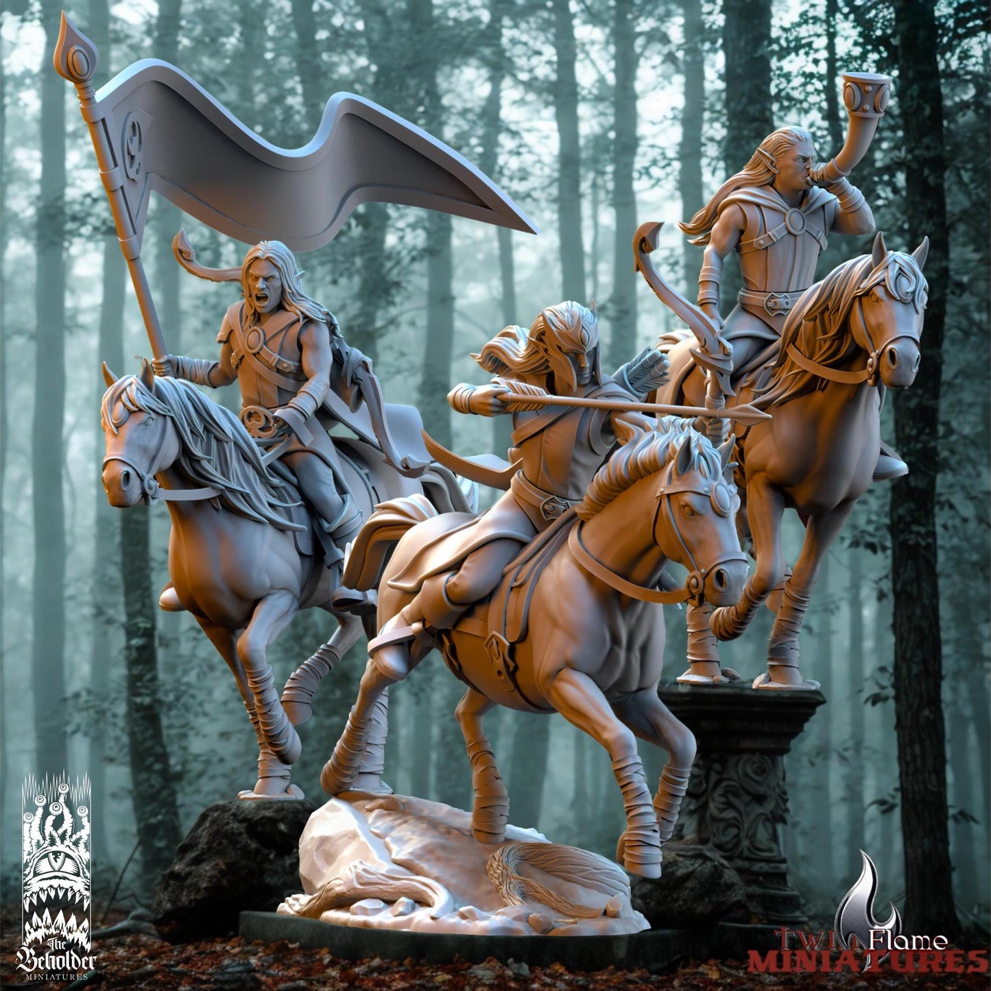 𝐄𝐯𝐞𝐫𝐠𝐫𝐞𝐞𝐧 𝐄𝐥𝐯𝐞𝐬 Deep Wood Riders Cavalry Regiment | Mounted Shock Troops