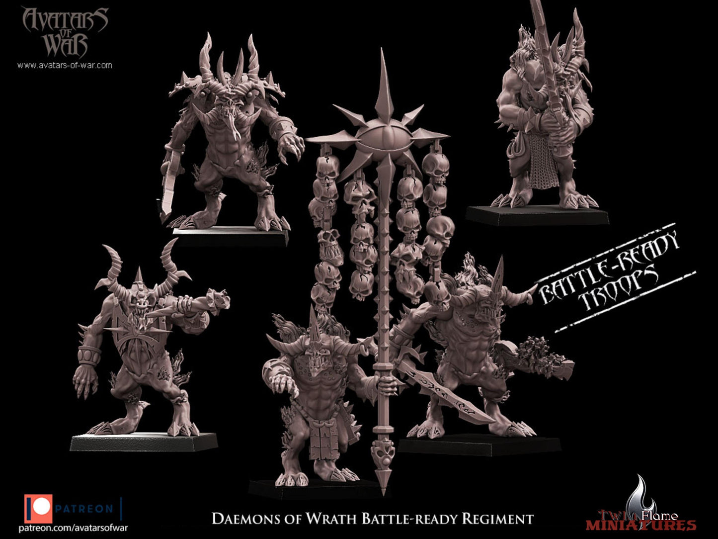 10 Daemons of Wrath Battle-Ready Regiment
