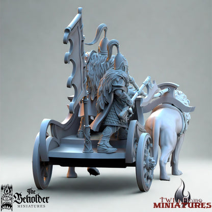 High Elves Bear Guardian Regiment, CG, Warriors & Chariot