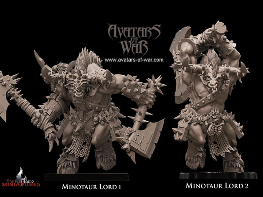 Minotaur Lord with Great Weapon or Dual Weapons