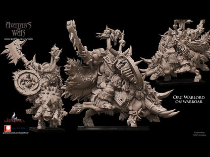 Orc Warlord on Warboar