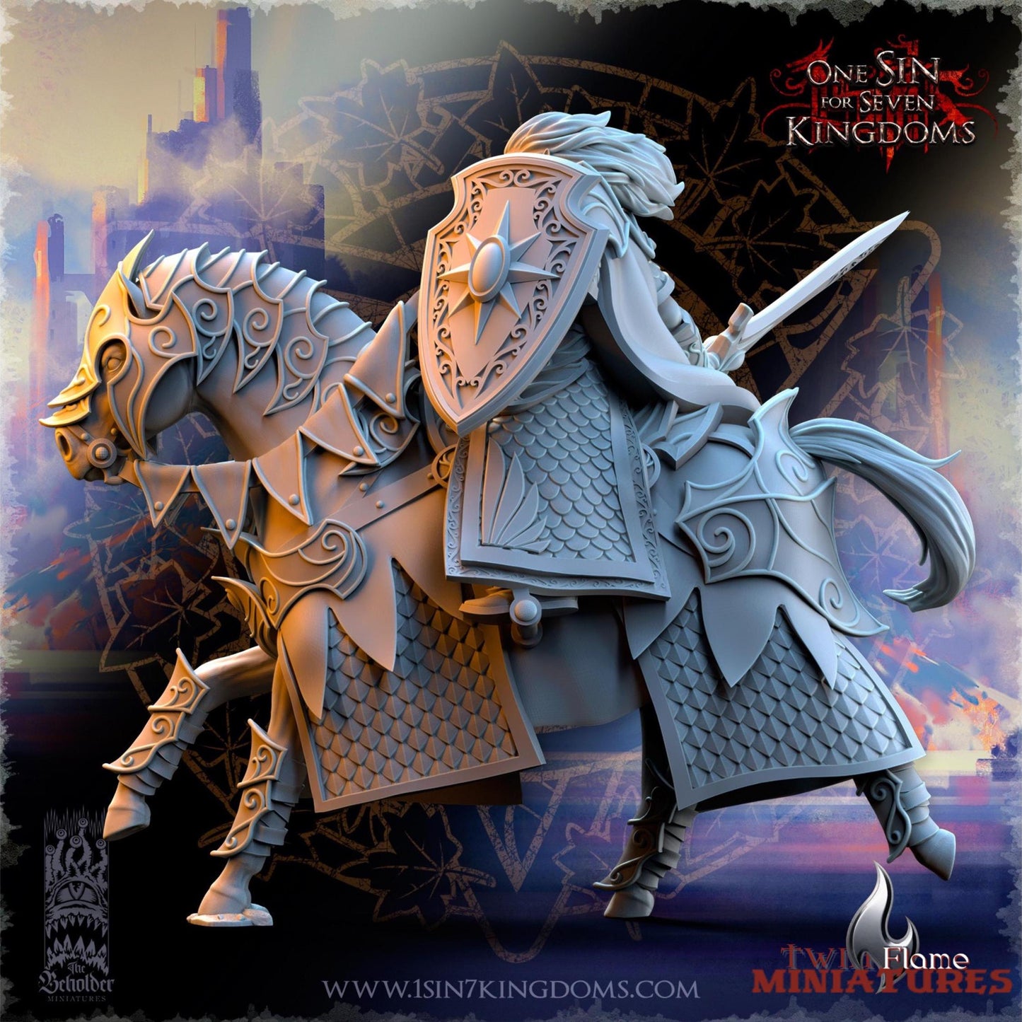 High Elf Commander on War Horse