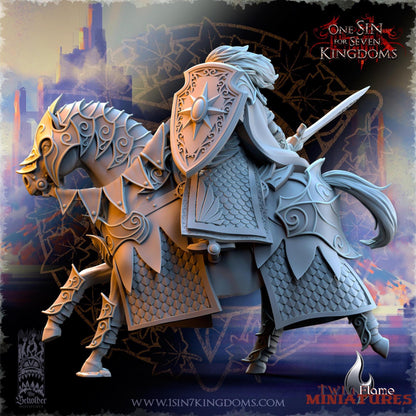 High Elf Commander on War Horse